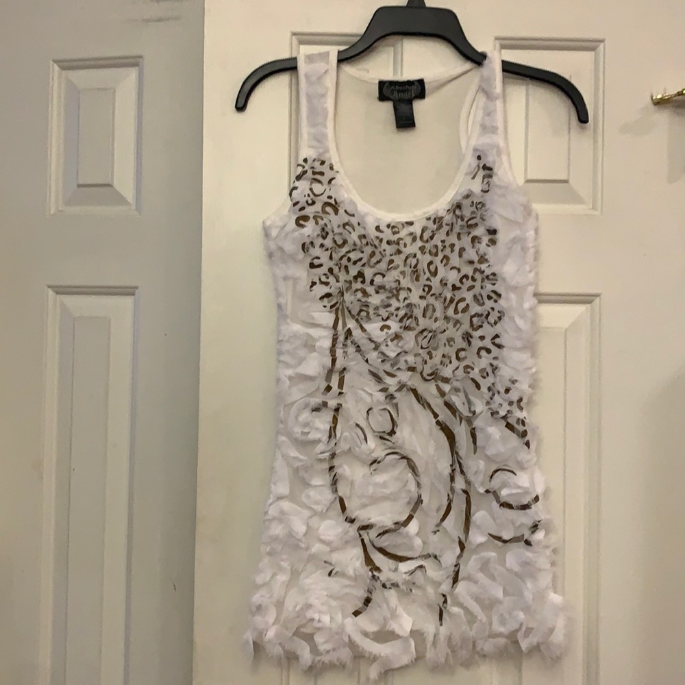 😍 Absolute Angel Gorgeous rare sleeveless  top L